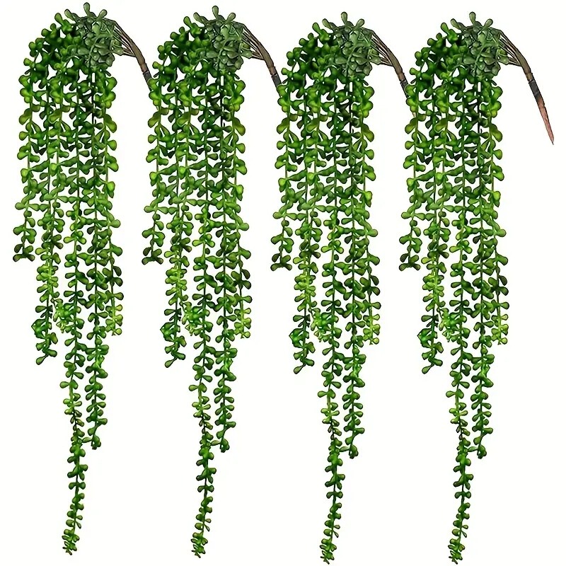 Factory dedicated for artificial green plant lover tears home decoration Buddha beads fake plant simulation green plant ceiling plastic Vine Factory dedicated for artificial green plant lover tears home decoration Buddha beads fake plant simulation green plant ceiling plastic Vine