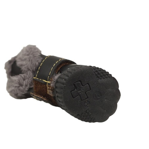 Dog shoes, pet cotton shoes, autumn and winter Teddy shoes, a set of 4 Pomeranian Bichon puppies, winter snow boots