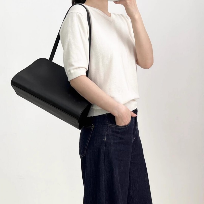 2025 New Therow Niche Women's Bag Peggy Clutch Single Shoulder Handbag Underarm Bag Simple Style 2025 New Therow Niche Women's Bag Peggy Clutch Single Shoulder Handbag Underarm Bag Simple Style