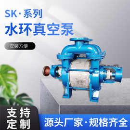 定制水环式真空泵 SK系列不锈钢气体传输泵 石化工业电动真空泵