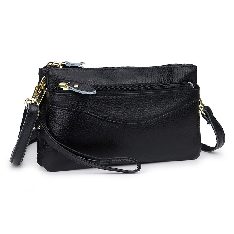 First-Layer Cowhide Women's Clutch Bag with Multiple Compartments, Small Crossbody Bag, Cross-Border Fashion Small Square Bag, Genuine Leather Shoulder Bag for Women First-Layer Cowhide Women's Clutch Bag with Multiple Compartments, Small Crossbody Bag, Cross-Border Fashion Small Square Bag, Genuine Leather Shoulder Bag for Women