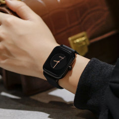 Women's Watch 2021 New Jelly GUOU Ancient European Small Square Watch Simple Fashion Silicone Women's Watch Women's Watch