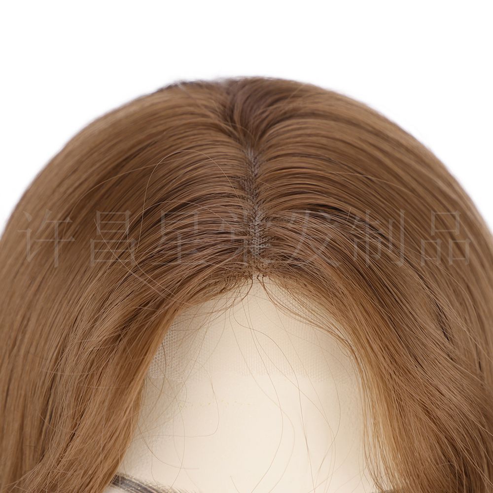 Naiste pikk lokkis parukas lace front lainelise soenguga_voghion.com