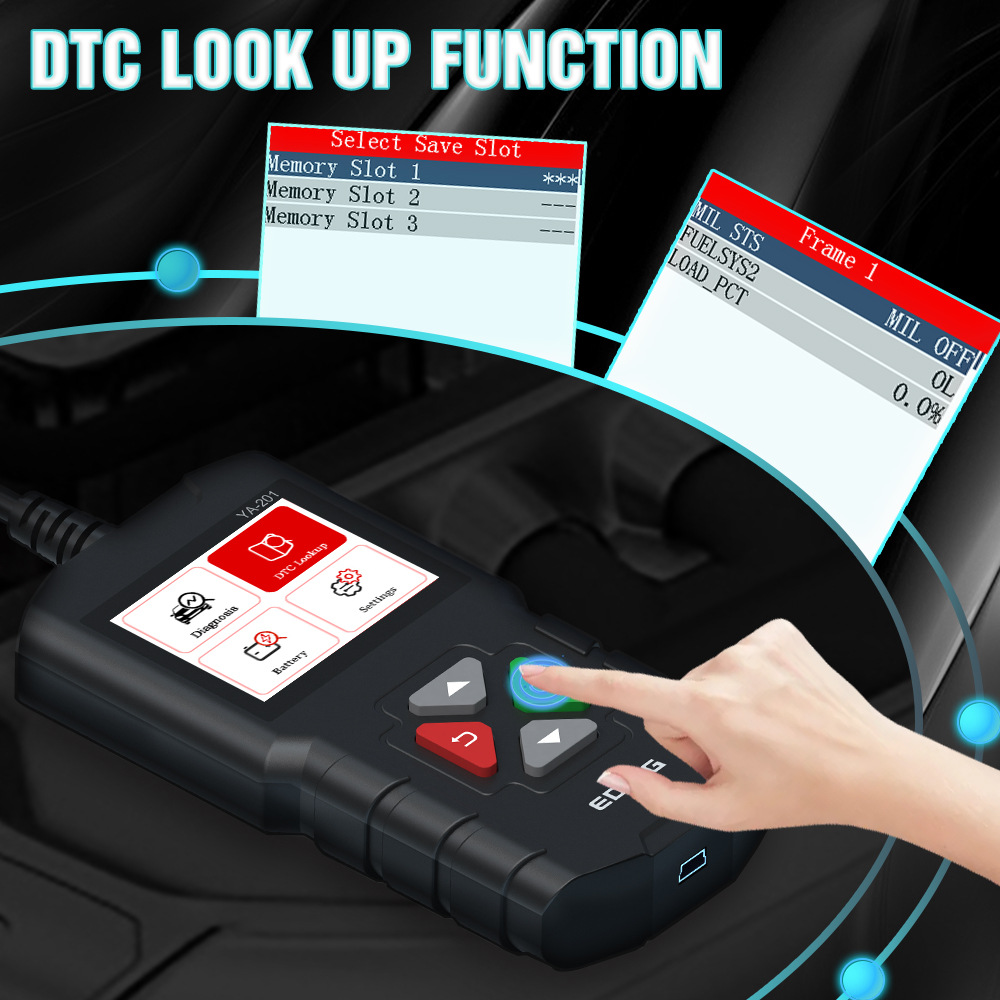 Ya-201 Obd2 Engine Fault Code Reader Obd Driving Computer Tool Car Diagnostic Tool