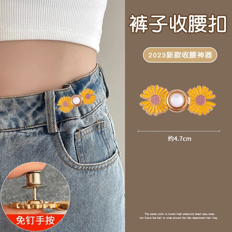 Pantalones de cintura de artefactos de cintura ajustable tamaño de cintura de artefactos de jeans cabeza de cintura de cintura de abrazadera de ropa fijación de abrazadera invisible