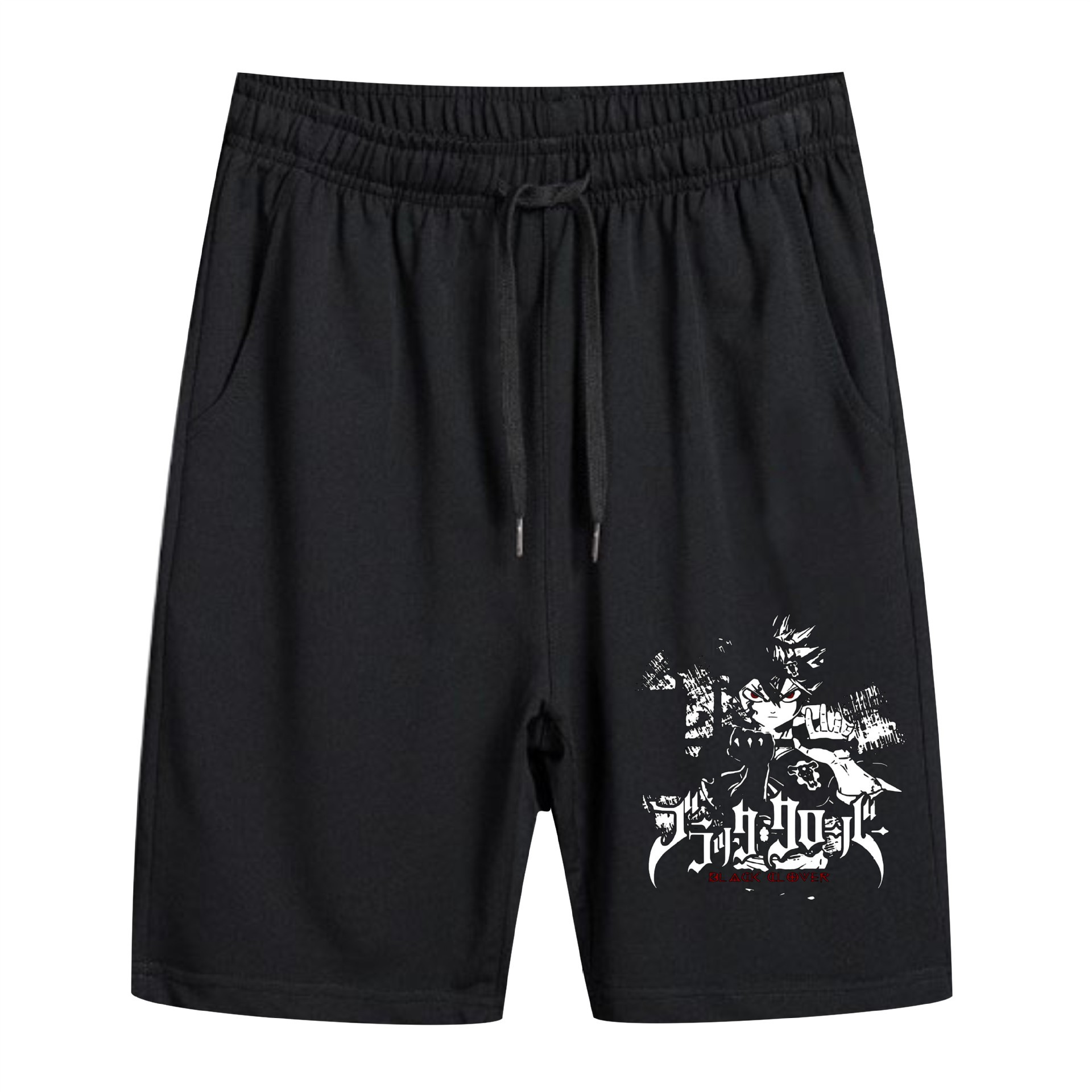 Pantalones de playa Black Clover de trébol negro de comercio exterior
