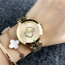 手表石英表watch女士钟表时尚手表女性的礼物不锈钢小巧腕表