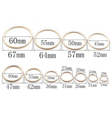 工廠鋅合金圓環扣箱包金屬圓圈鈕扣服裝裝飾環O形線圈扣子批發