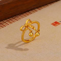 蝴蝶結流蘇戒指女輕奢時尚氣質高級感甜美簡約百搭手飾送女友禮物