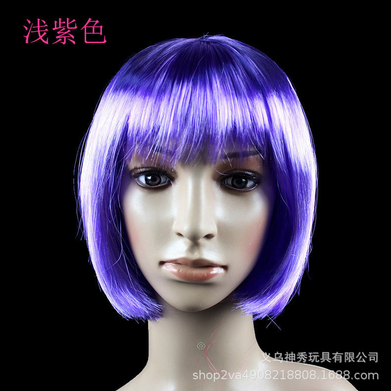 Fotografía de rendimiento apoyos de Halloween suministros de danza peluca conjunto de pelo estudiante pelo BOBO