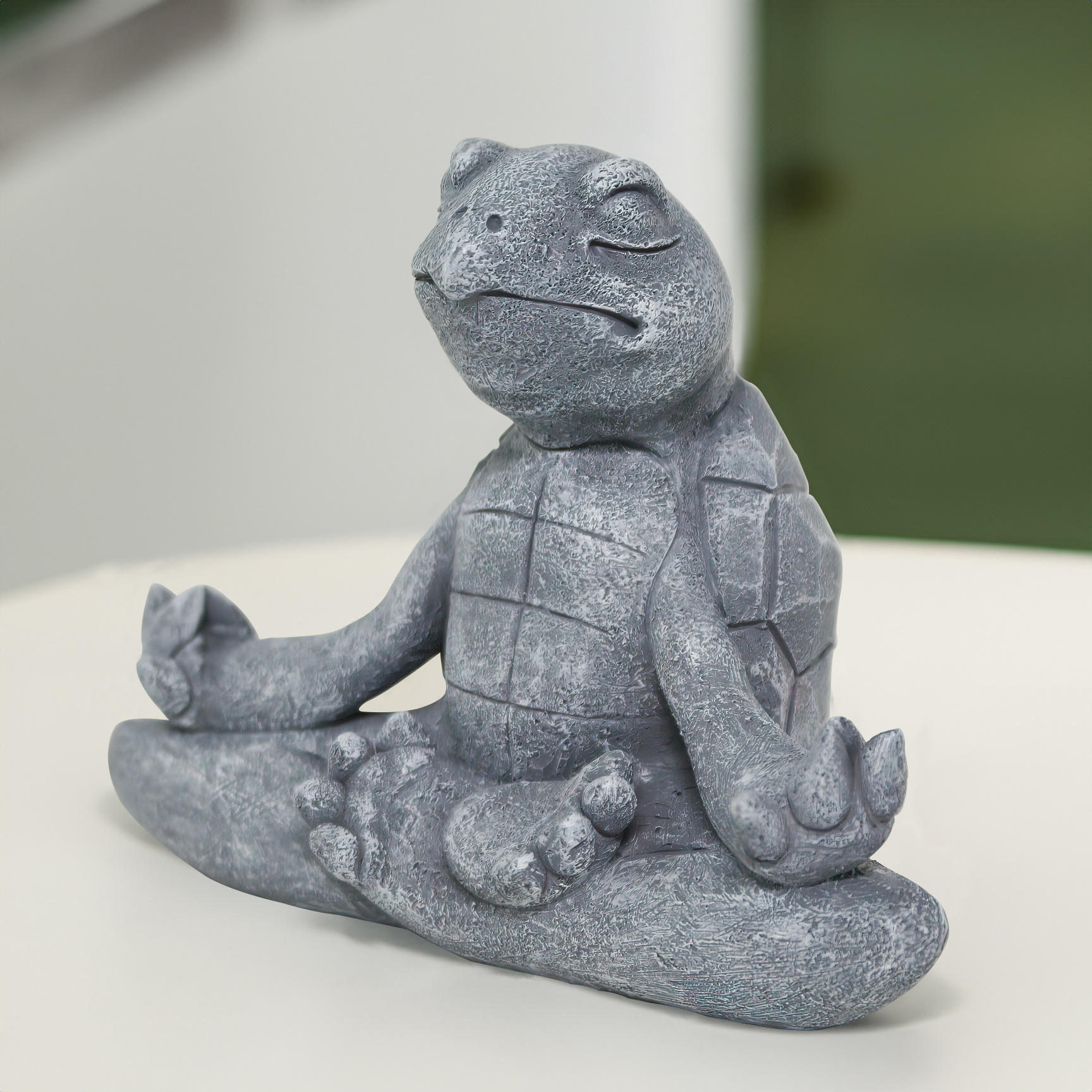  New Products Meditation Meditation Yoga Turtle Statue Resin Ornaments Home Garden Decoration Simulation Animal Ornaments