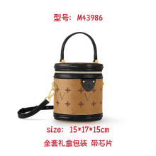 专柜时尚水桶包经典老花斜挎包日常通勤手提包大容量女包驴家包包