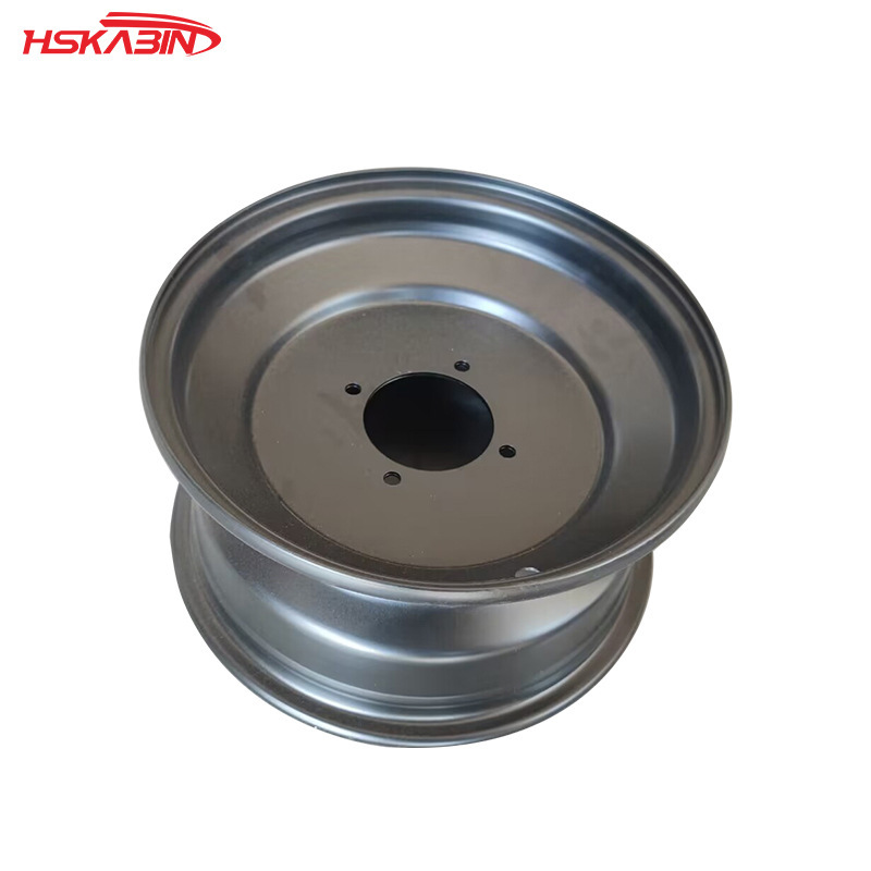 Manufacturer ATV four-wheeler motorcycle 10 inch black 4-hole front wheel rim iron wheel hub