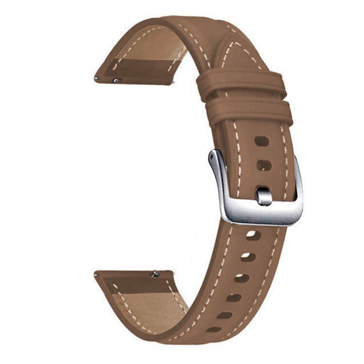 xDfind general cabeza plana correa de piel de tiburón negro 22mm / 20mm