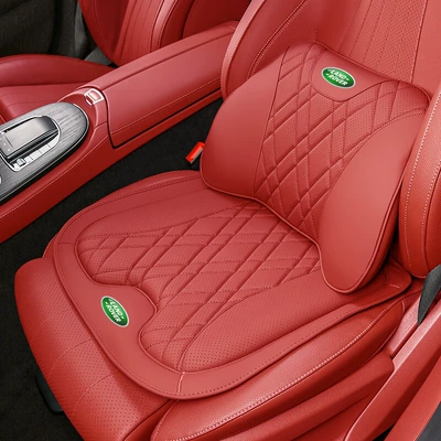 Waist Support Seat Cushion Accessories, Car roof lining - 1-land-rover-lumbar-support-1-seat-cushion-volcano-red