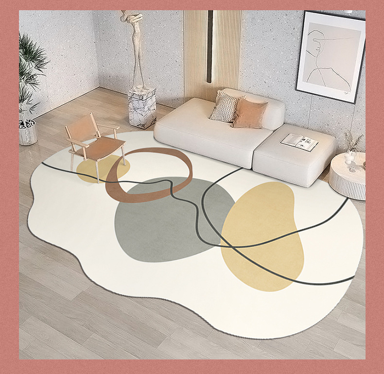 异形地毯,地毯地垫,ins地毯,抽象地毯