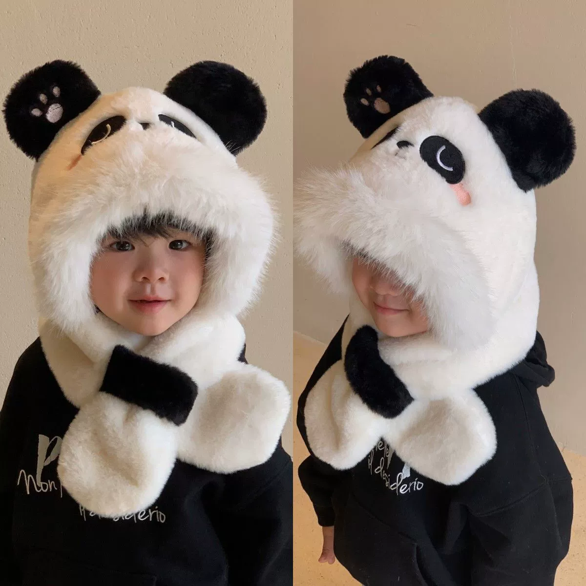 Детский шапка шарф