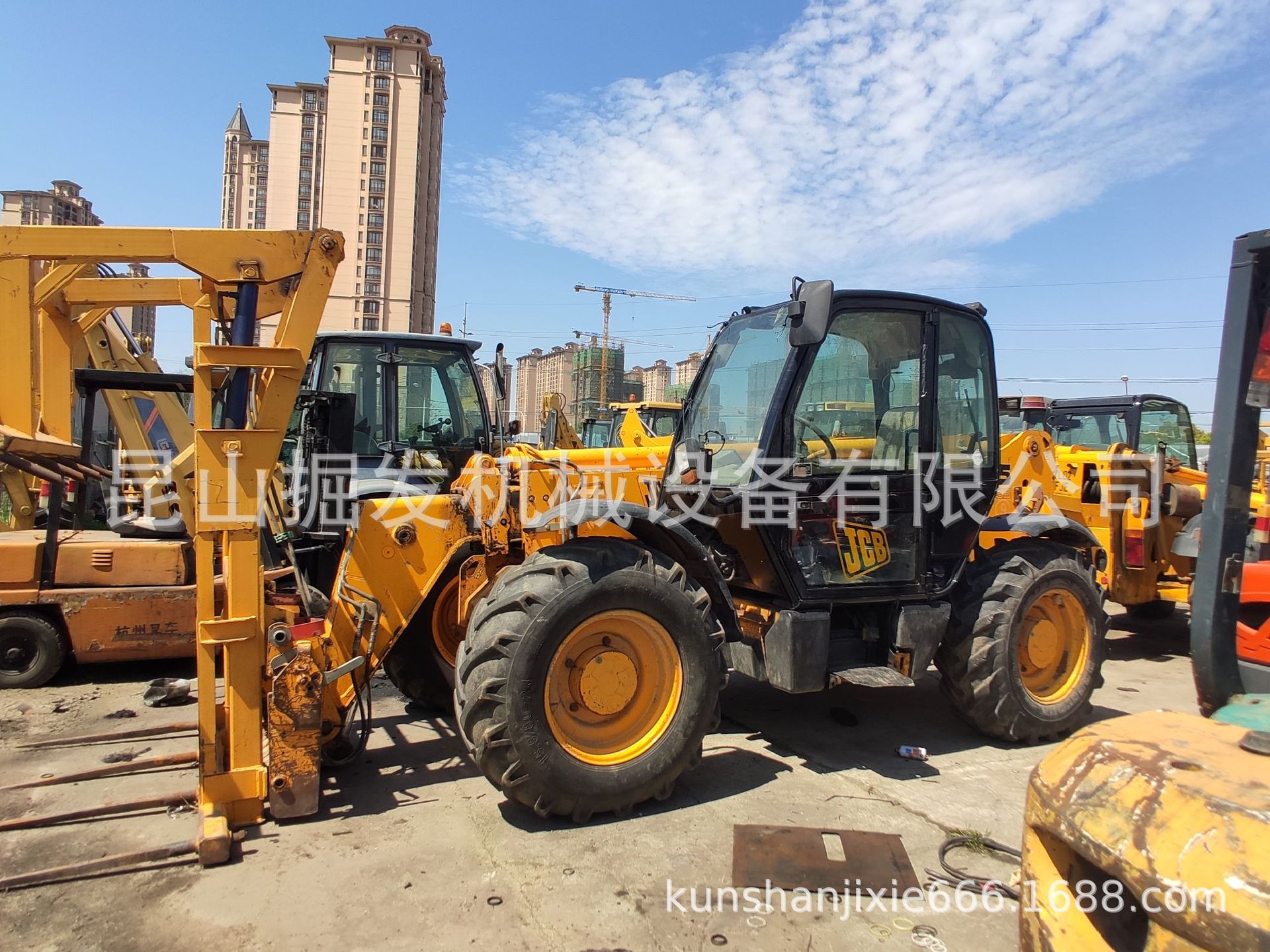 JCB 535 伸缩臂叉装车 伸缩臂叉车 升高9.5米