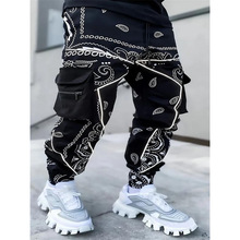 S 89185 Cashew flower multi-pocket cargo pants �����������
