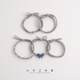 Mori Style Five-piece Set Fairy Hair Rope Plain Ring Rubber Band High Elastic and Durable Pearl Head Rope Women's Summer Adult Use