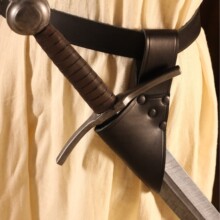 跨境中世纪剑鞘复古维京皮革蛙皮套剑套万圣节cosplay装扮道具