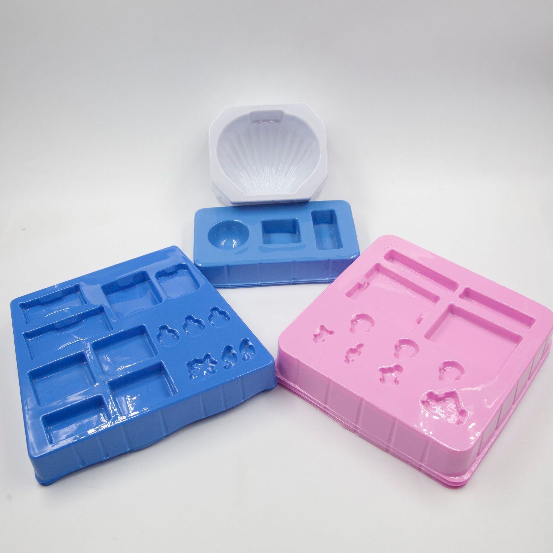 各种规格 吸塑包装 一次性透明对折塑料盒塑料碗 pvc/pet塑料托