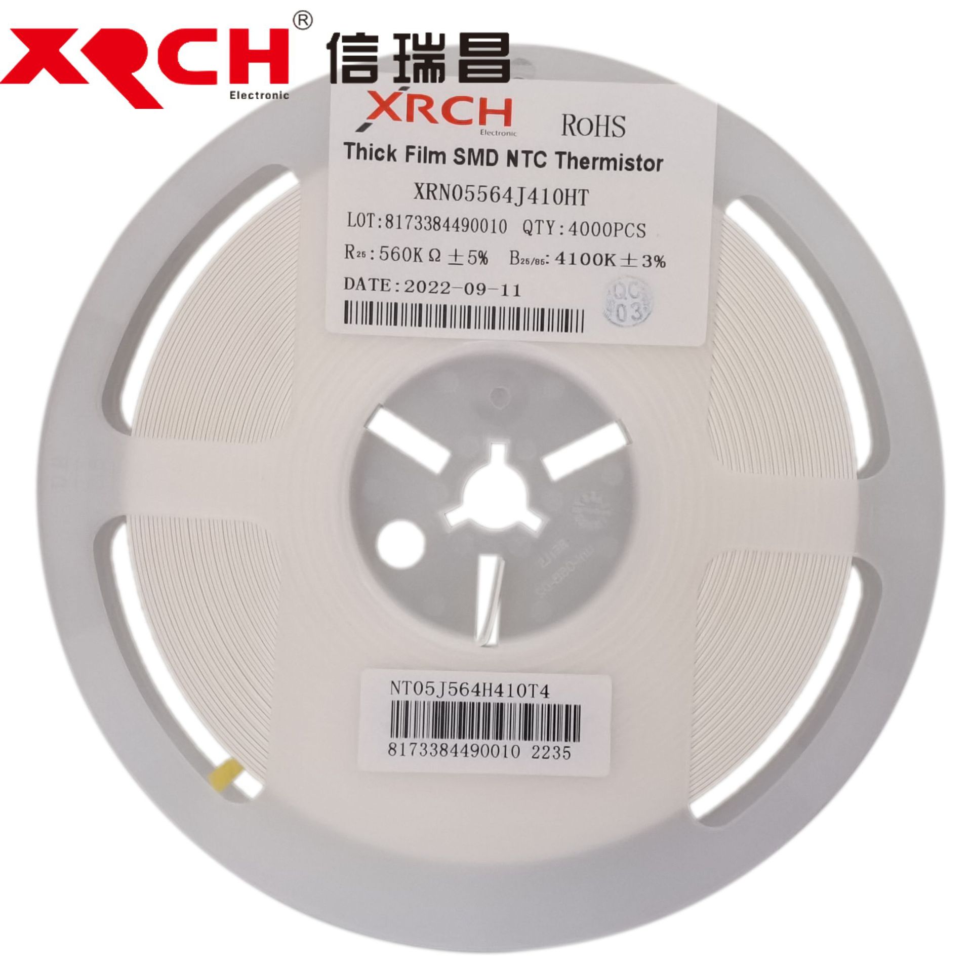 0805NTC热敏电阻 560K 5%集成电路用ntc贴片热敏电阻 可替代立山