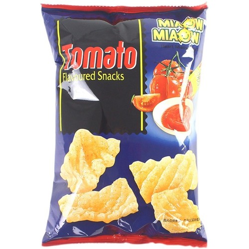 Malaysia imported snack Miao Miao Spicy BBQ Tomato Flavor Crispy Shrimp Flavor Sticks, Crispy Bar, Leisure Puff Snack
