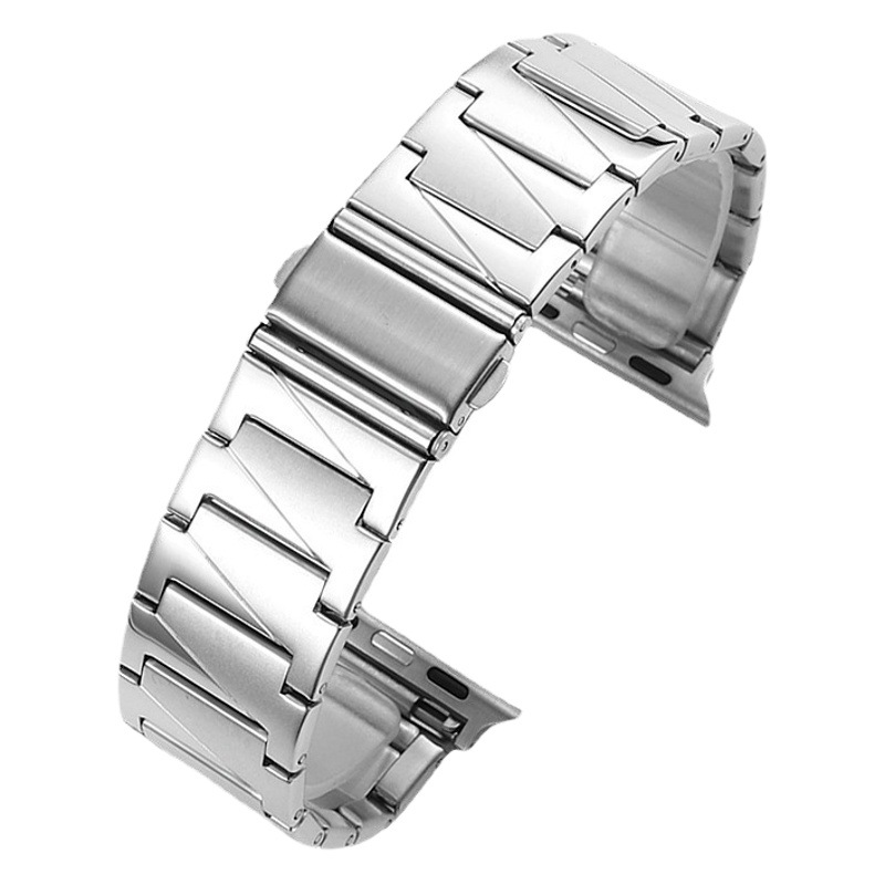 Adecuado para Apple ultra49mm reloj Appl ewatch escalera metal acero inoxidable Huawei Samsung correa de reloj