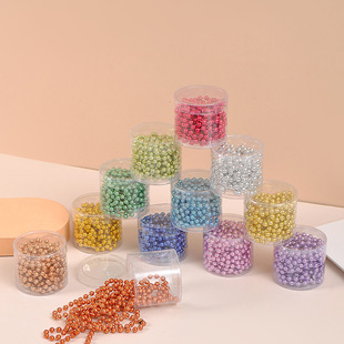 Boxed beads suit solid color paint beads tool DIY handmade beaded bracelet necklace jewelry accessories