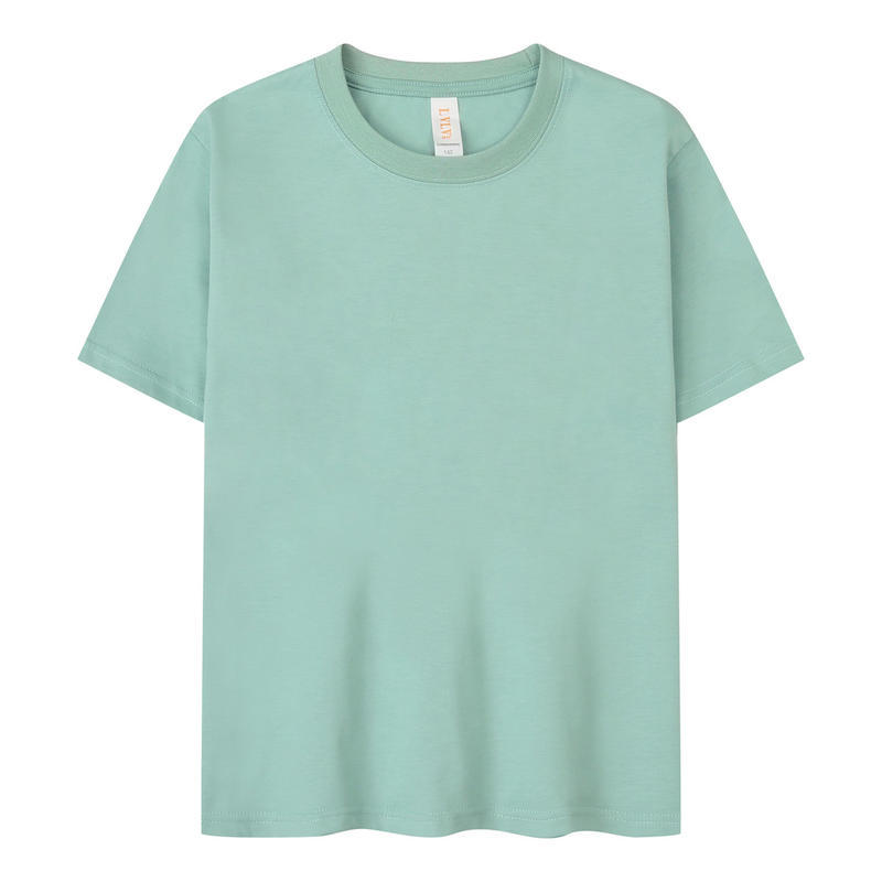 Solona camiseta para niños transfronteriza talla grande de moda manga corta suelta cuello redondo media manga camiseta de algodón helado logo impreso personalizado