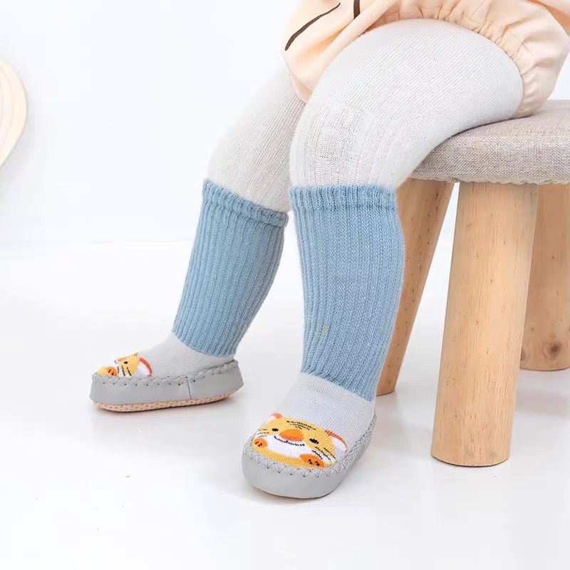 Baby Socks Autumn keep warm men and women baby prewalker  Newborn soft sole long and tube-shaped Floor socks Spring and autumn payment