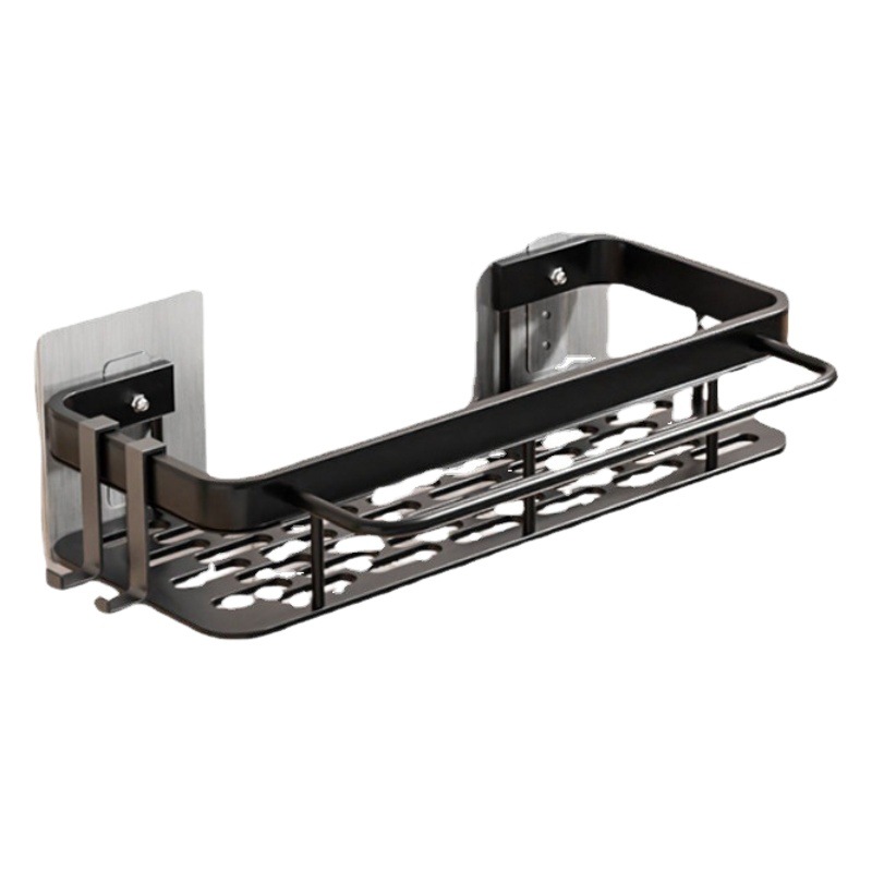 Transfronteriza de aleación de aluminio especial baño rack de almacenamiento de baño Baño lavado rack de almacenamiento colgante de pared Punch-libre