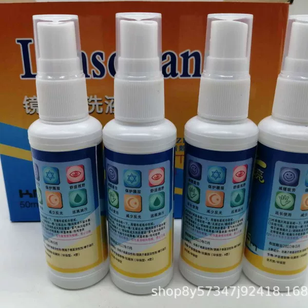 Factory in stock wholesale glasses water myopia lens mobile phone screen camera lens cleaning solution cleaning agent