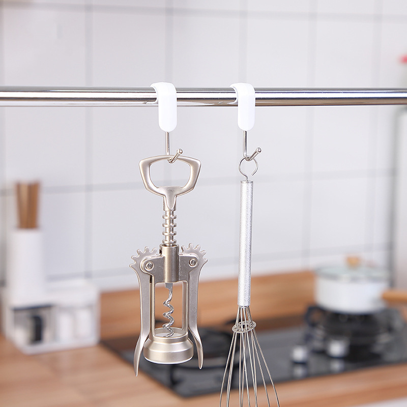 Japanese Style Creative Kitchen Hanging Rod Hook Rotatable Hook Rod Rod Pipe Railing Car S Hook