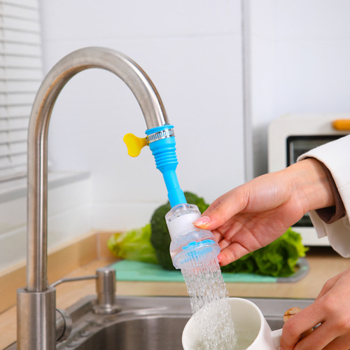 Faucet anti-low water purifier shower nozzle water saver extended extension tap water booster filter mouth