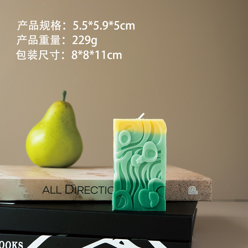 Venta caliente transfronteriza Velas de alta calidad a juego de colores Velas de aromaterapia de alta calidad Adornos decorativos a mano Regalos a mano al por mayor