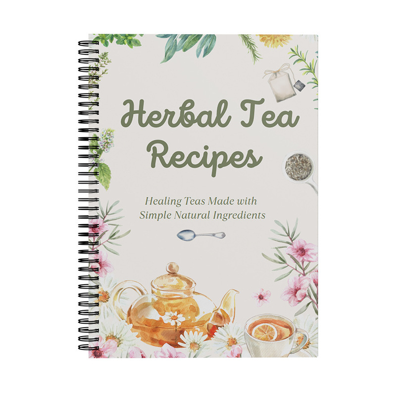 新款现货Herbal Tea Recipes 草药茶食谱线圈计划本|undefined