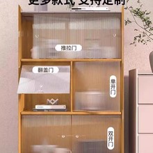 亚克力柜门书柜子门加装自装简易上翻门板玻璃防尘遮挡免打孔