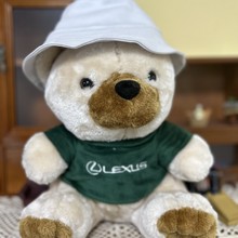 雷克萨斯小熊公仔副驾驶陪伴泰迪娃娃新毛绒玩具4s店礼品玩偶