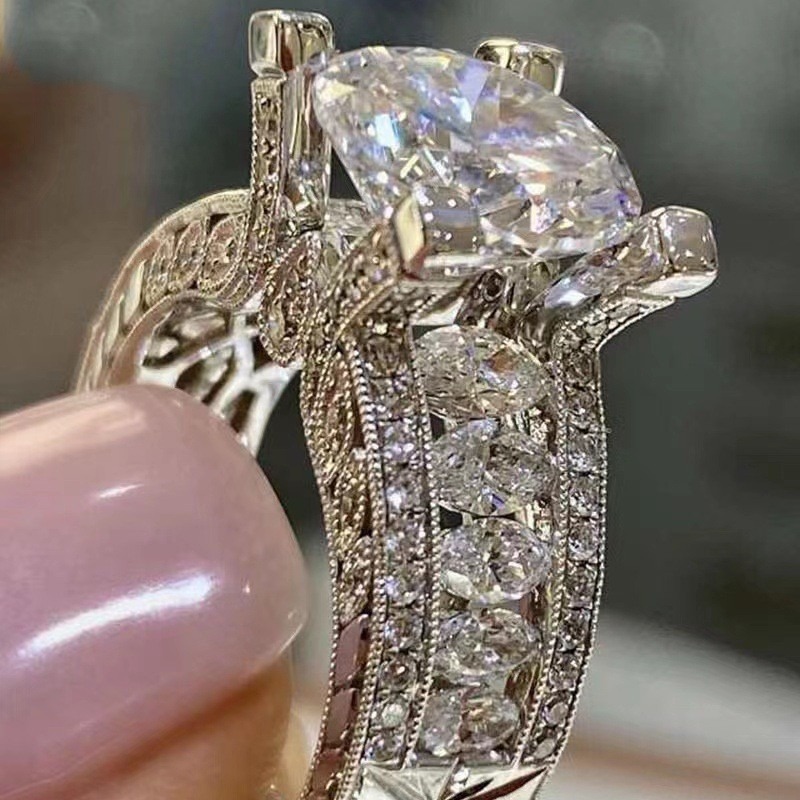 Silver Fashion Female Ring Engagement