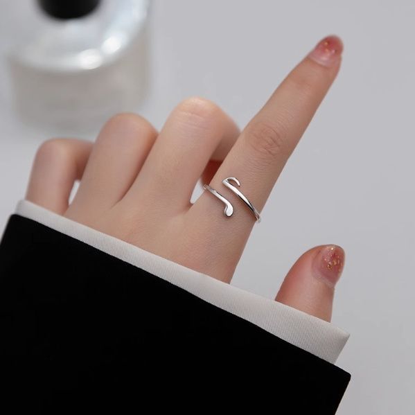 Cute fashionable adjustable brand design ring