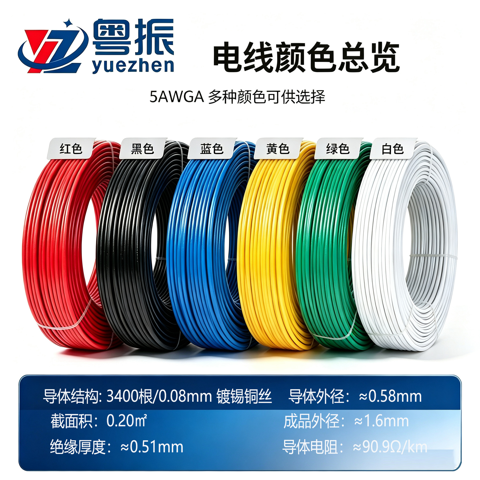 Провод силиконовый Yue Zhen 5AWG
