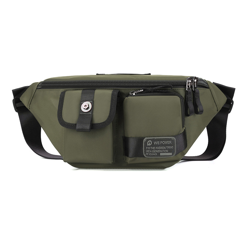 WEPOWER nuevo bolso de mensajero bolso de pecho para hombre bolso de hombro de moda bolso de teléfono móvil mochila de ocio riñonera deportiva