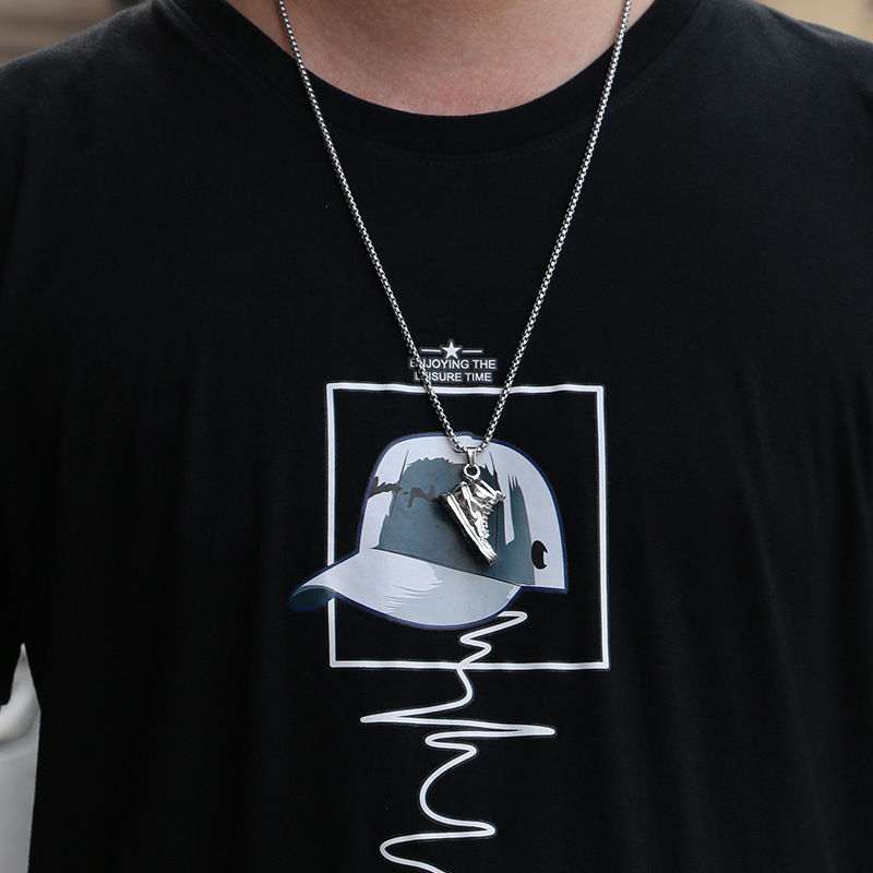 Koreanische Version Basketball Schuhe Pullover Kette Trendy Cool Hip-Hop Ins Weibliche Trampolin Männlichen Anhänger Schuh Modell Halskette_voghion.com