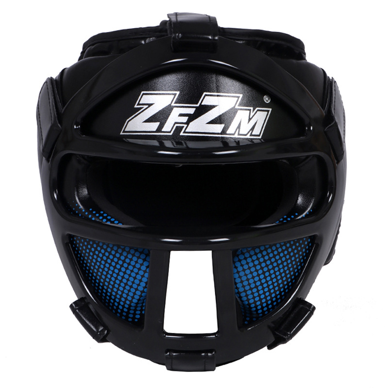 Casco de Protección Facial para Boxeo y Sanda de PU para Entrenamiento image 12