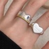 Fashionable universal ring, simple and elegant design, 2023, on index finger