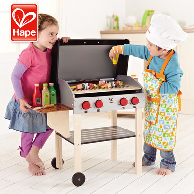 Ηα My Barbecue Grill Kidsren's Play House Artificial Kitchen Toy Role-Playing Game Area Corner