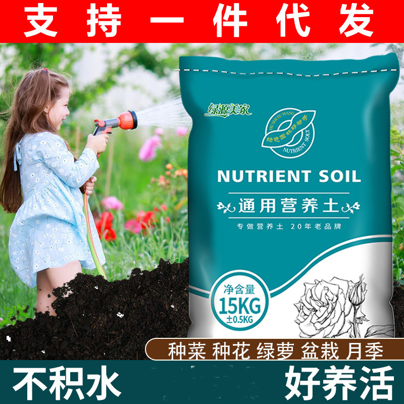 Nutriente del suelo universal de siembra de vegetales suelo de plantación de hogar suelo orgánico gran venta al por mayor plantación de flores especial suculento suelo de carbón vegetal