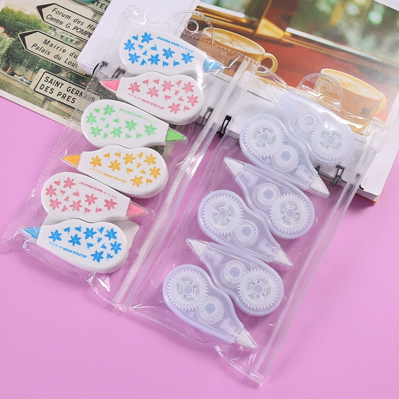 Мини-милая 6 упаковок интернет-знаменитостей большой емкости Корректирующая лента мультфильм портативная Корректирующая лента